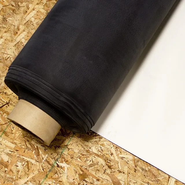 White-on-Black EPDM Roof