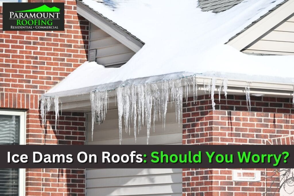 ice dams on roof