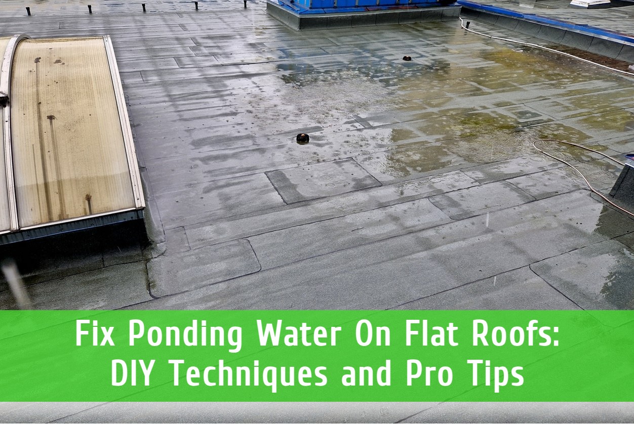 Fix Ponding Water On Flat Roofs: DIY Techniques and Pro Tips