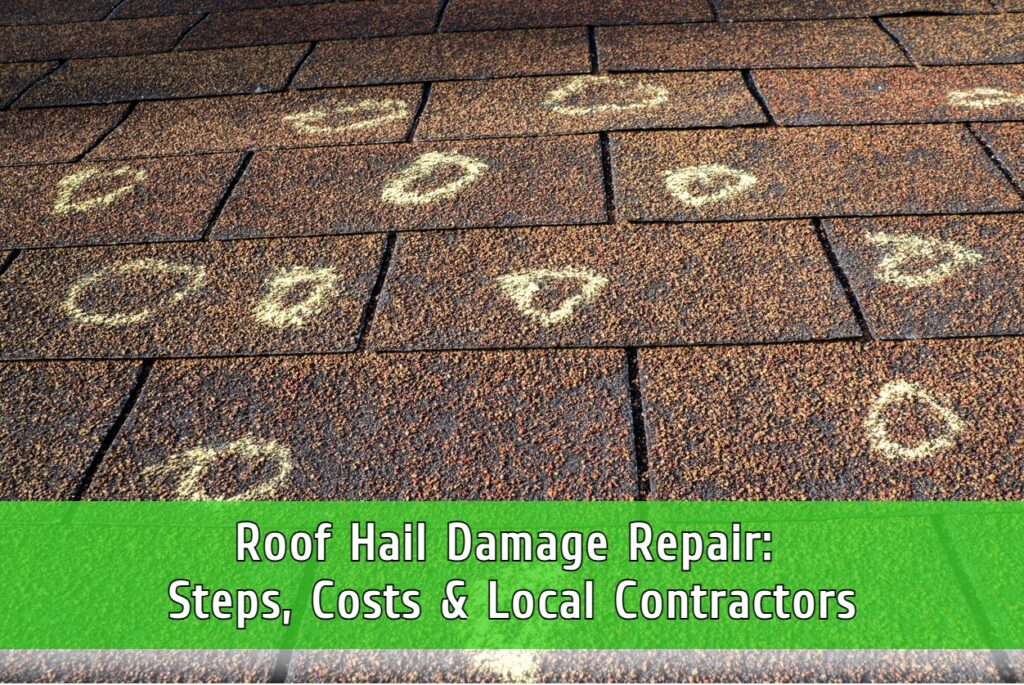 Hail damage roof repair services