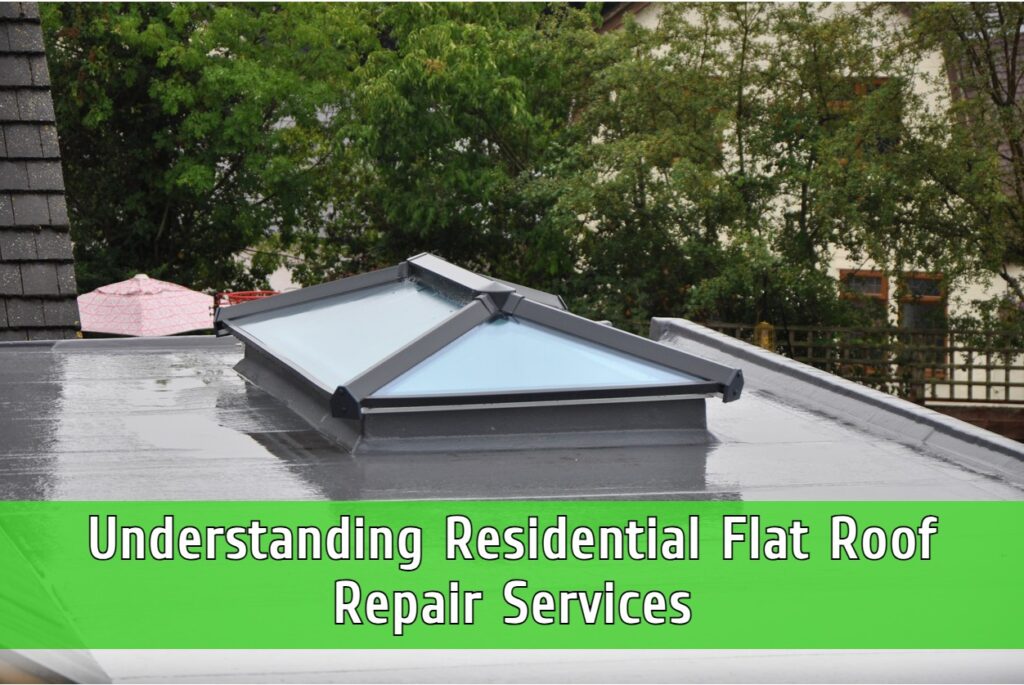 Residential flat roof services in Detroit MI