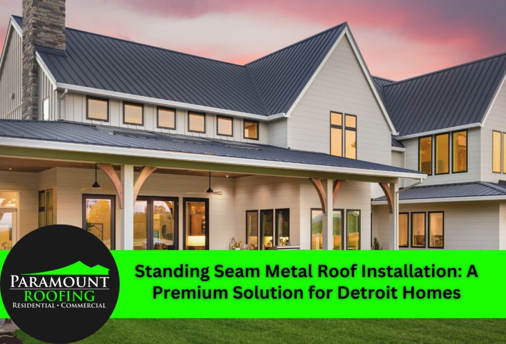 Standing Seam Metal Roof Installation: A Premium Solution for Detroit Homes
