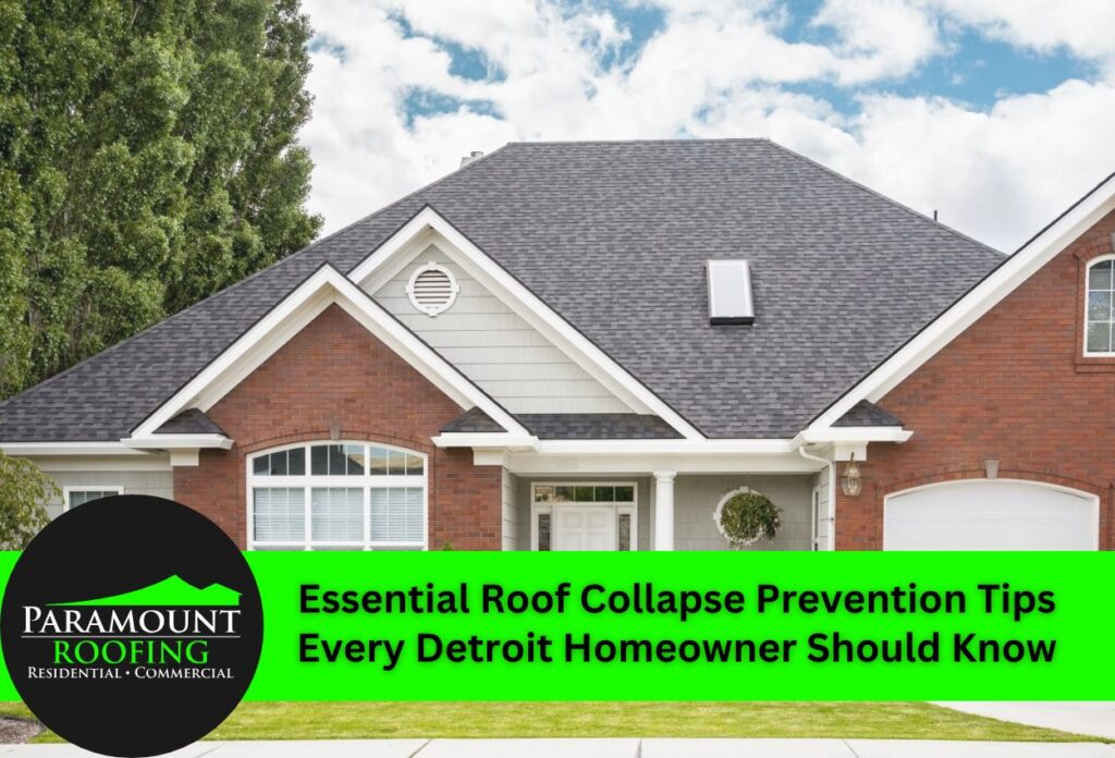 Essential Roof Collapse Prevention Tips Every Detroit Homeowner Should Know