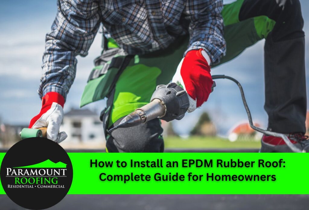 How to Install an EPDM Rubber Roof: Complete Guide for Homeowners