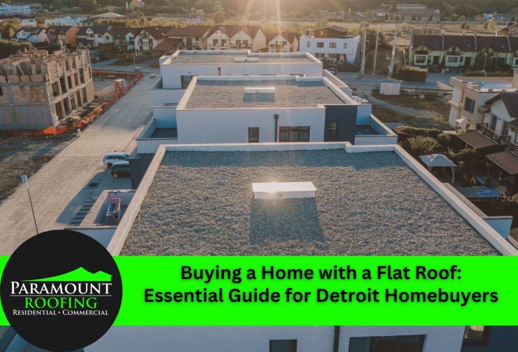 Buying a Home with a Flat Roof: Essential Guide for Detroit Homebuyers