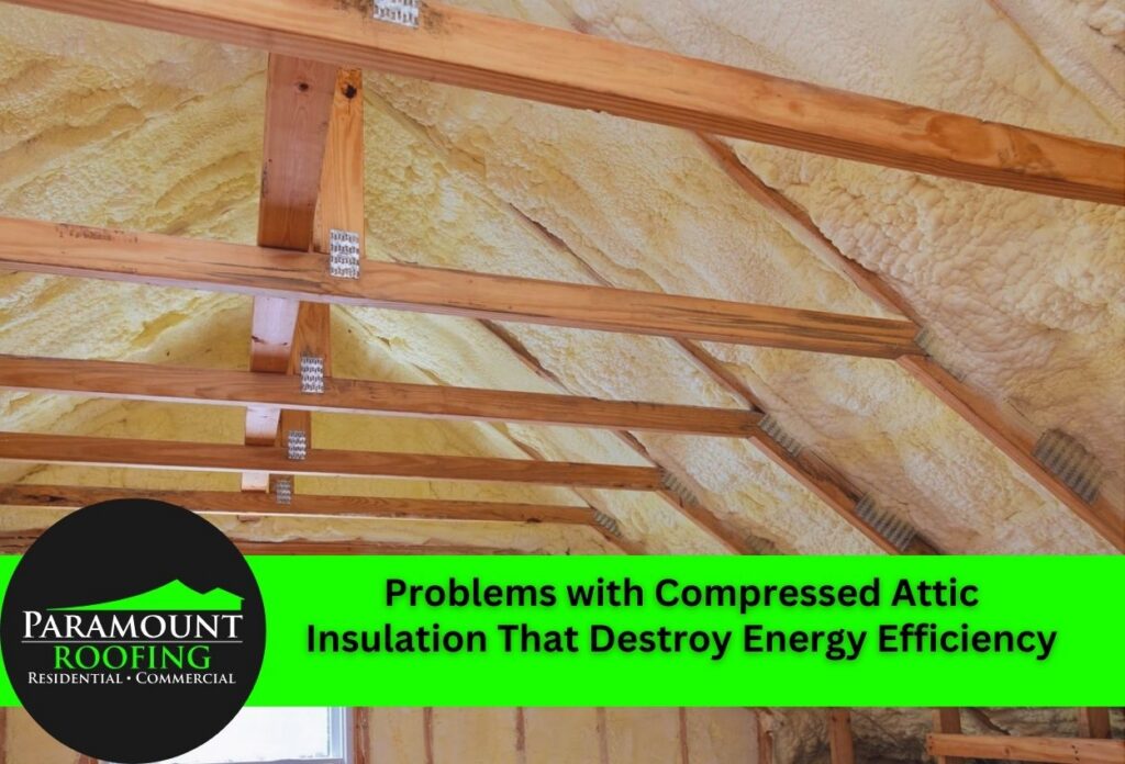 Problems with Compressed Attic Insulation That Destroy Energy Efficiency