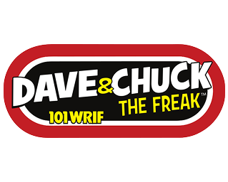 Logo of Dave & Chuck The Freak radio show on 101 WRIF